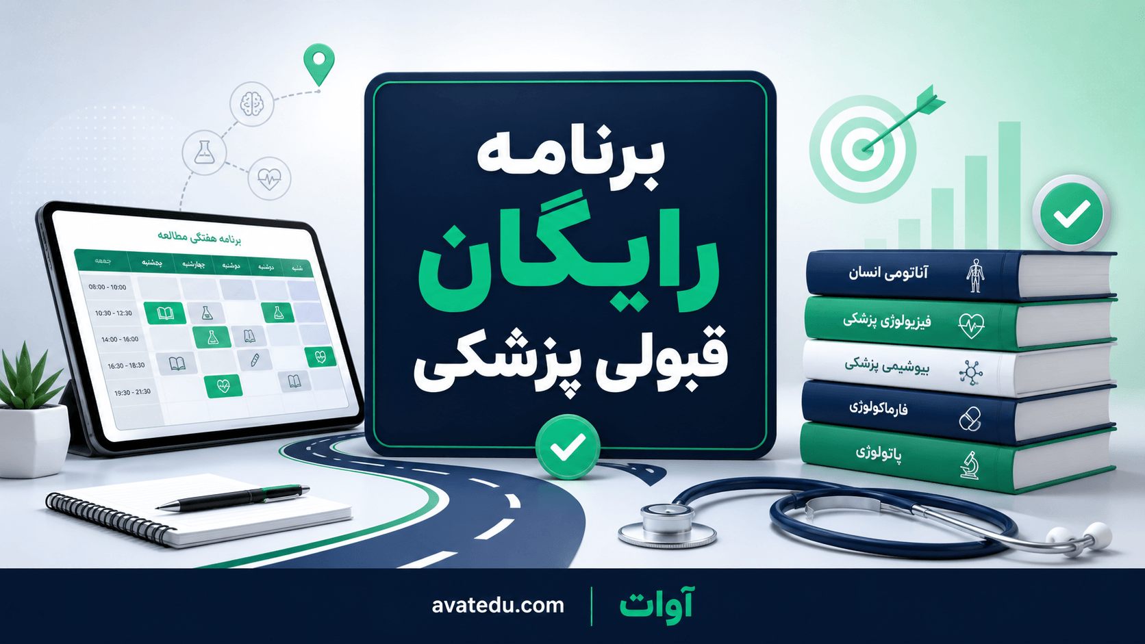 برنامه رایگان قبولی پزشکی؛ راهنمای جامع طراحی و اجرای نقشه راه