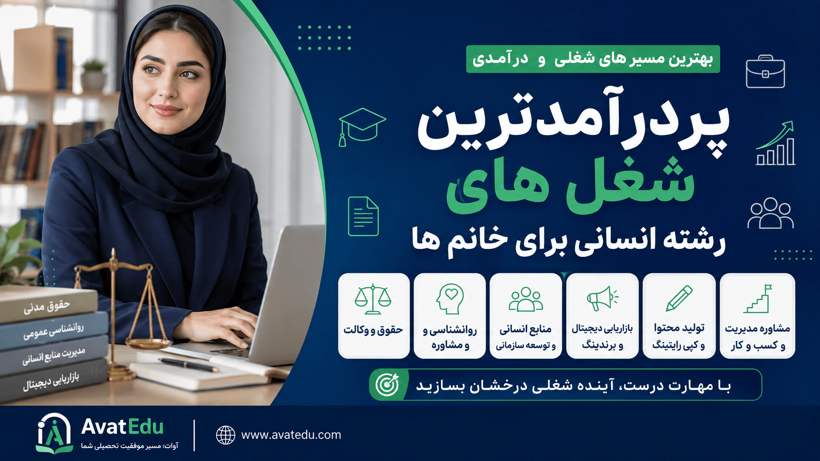 پردرآمدترین شغل های رشته انسانی برای خانم ها؛ معرفی مسیرهای شغلی